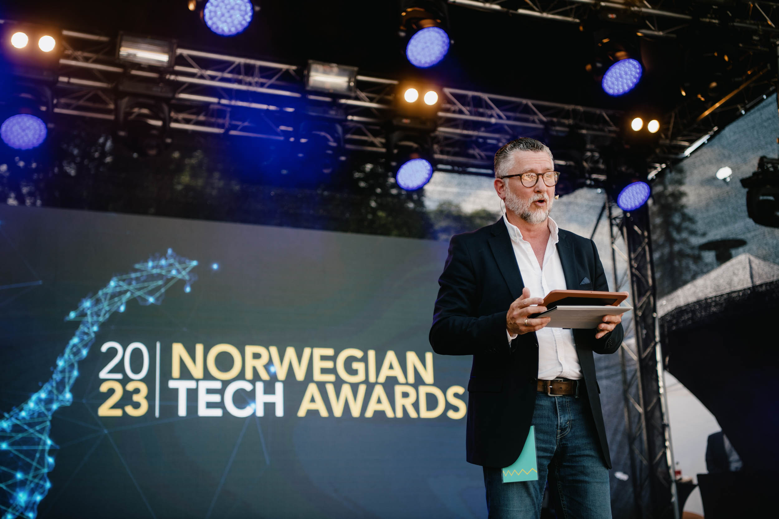 Image of Hans-Petter Nygård-Hansen on stage