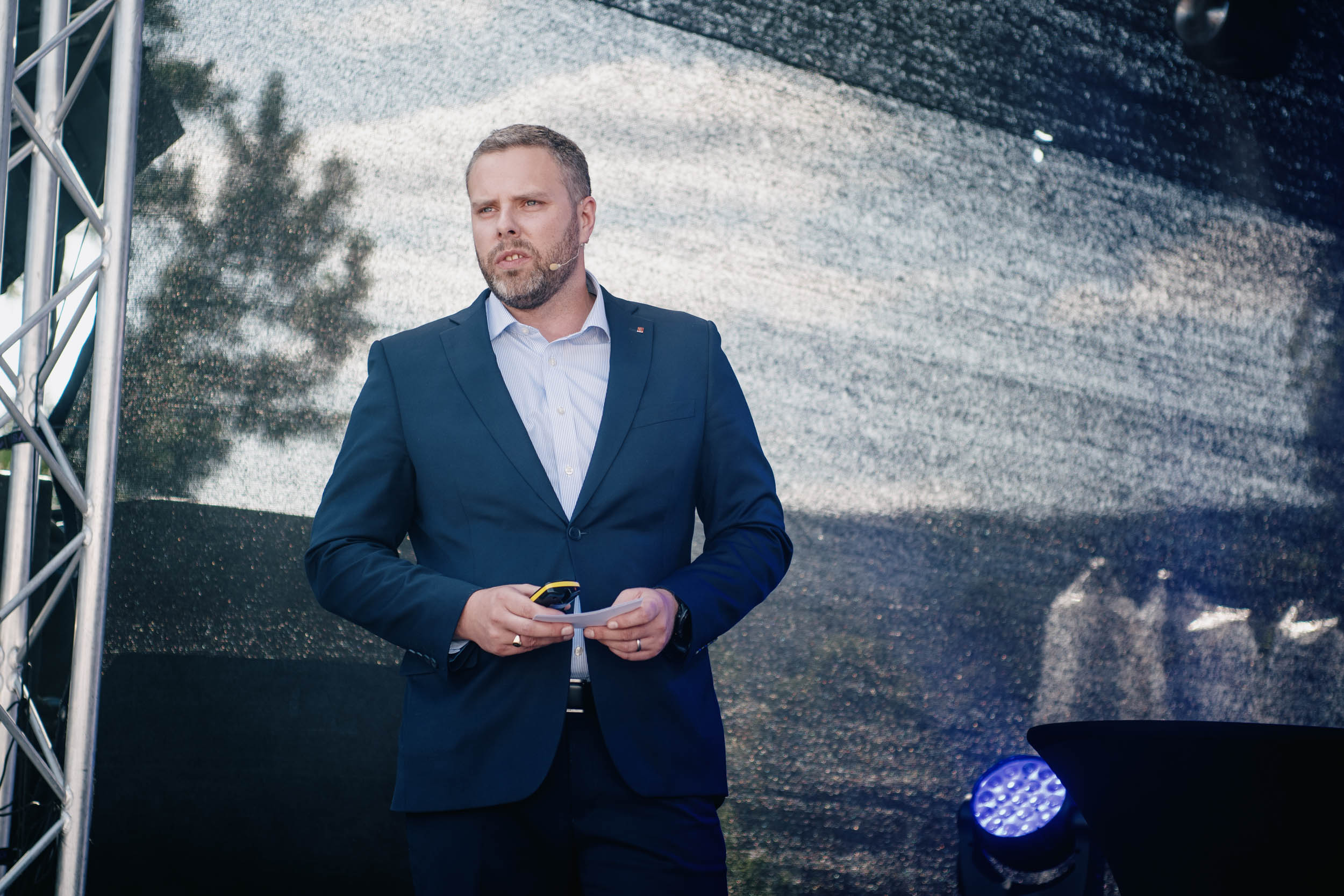 Image of man on stage