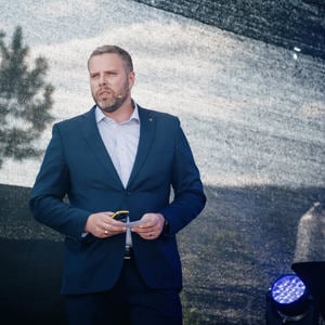 Image of man on stage