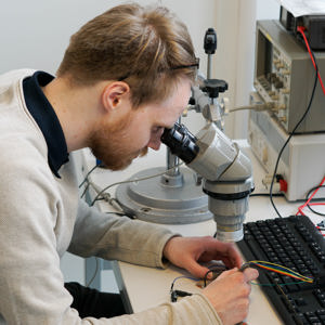 Image of a man working in a lab